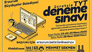 BÜYÜKŞEHİR'DEN DENEME SINAVI 