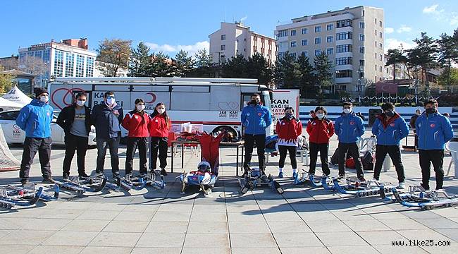 Erzurum'da 7 farklı branşta kış sporları tanıtıldı