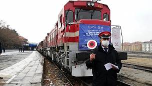 Türkiye'den Çin'e ilk ihracat treni Erzurum'a ulaştı