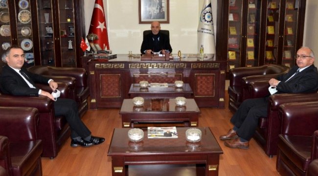 Vergi Dairesi Başkanı Atabek'ten, Başkan Yücelik'e ziyaret