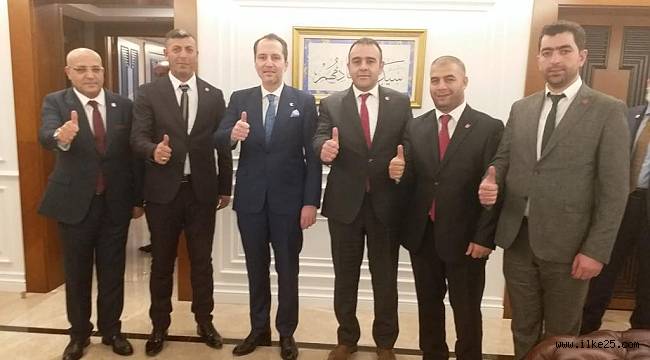 Fatih Erbakan Palandöken teşkilatını konuk etti