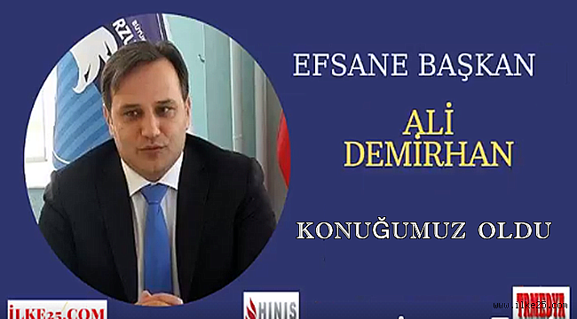 Ali DEMİRHAN Canlı Yayın Konuğumuz oldu