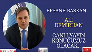 Ali DEMİRHAN Canlı Yayınımızda Sorularımıza Cevap Verecek