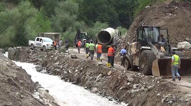 Selde kaybolan işçiyi arama çalışmaları devam ediyor