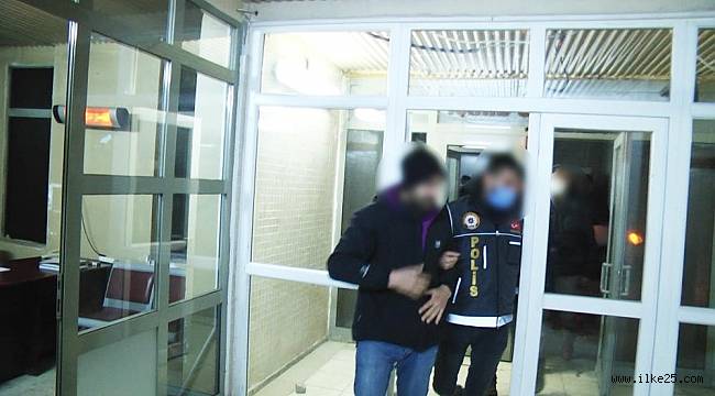 Erzurum'da hakkında kesinleşmiş hapis cezası bulunan 4 kişi yakalandı