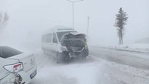 Erzurum'da zincirleme kaza