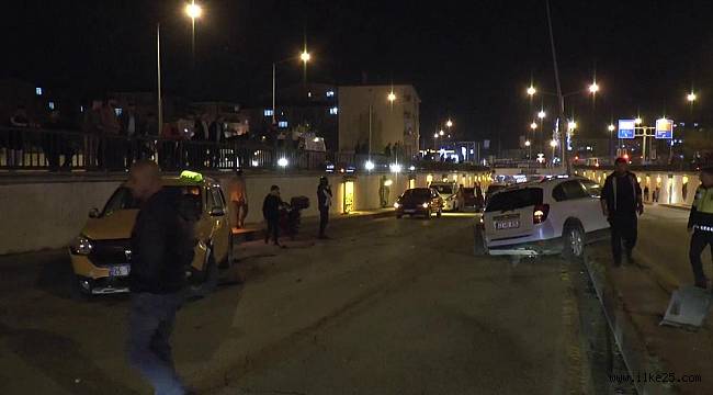 Erzurum'da zincirleme trafik kazası