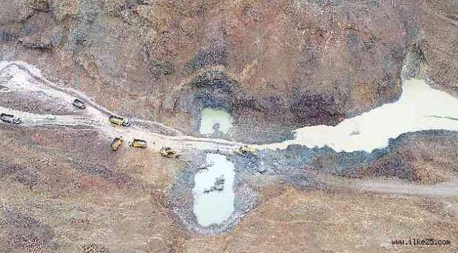 Narman Şehitler Barajı'nda çalışmalar aralıksız devam ediyor