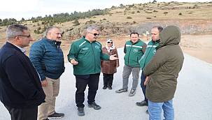 Bölge Müdürü Yavuz; Şenkaya Barajında İncelemelerde Bulundu