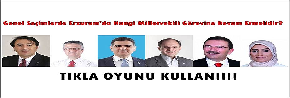 Genel Seçimlerde Erzurum'da Hangi Milletvekili Görevine Devam Etmelidir?