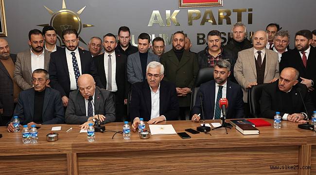 Ak Parti Erzurum İl Başkanlığında  Devir Teslim 