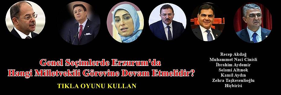 Genel Seçimlerde Erzurum'da Hangi Milletvekili Görevine Devam Etmelidir?