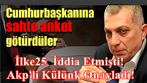 İlke25  İddia Etmişti!  Akp'li Külünk Onayladı!