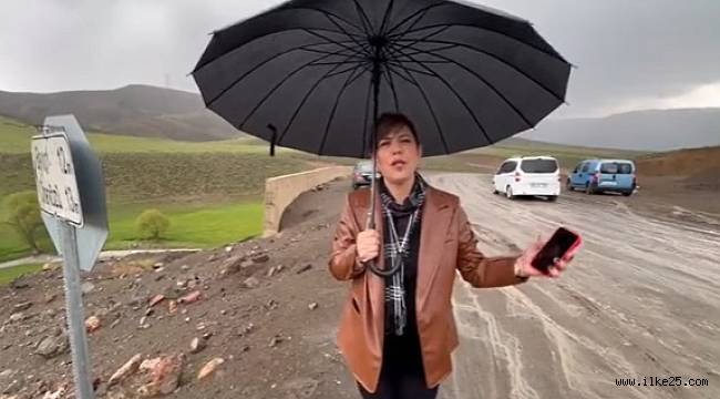 Meral Danış Beştaş; "Tekman-Bingöl-Erzurum Yolu Kullanılamaz Halde"