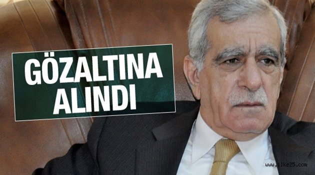 Ahmet Türk Gözaltına Alındı