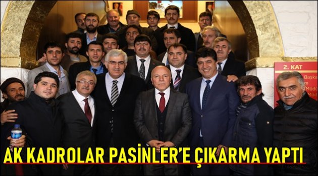 AK KADROLAR PASİNLER'E ÇIKARMA YAPTI