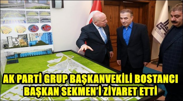 AK PARTİ GRUP BAŞKANVEKİLİ BOSTANCI BAŞKAN SEKMEN'İ ZİYARET ETTİ