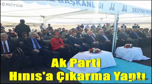 Ak Parti Hınıs'a Çıkarma Yaptı
