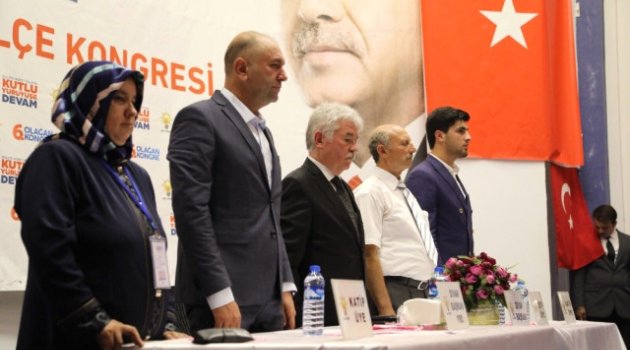AK Parti Narman İlçe Başkanı Metin Okumuş, Güven Tazeledi