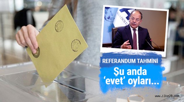 Akdağ'dan referandum tahmini: Şu anda 'evet'ler...