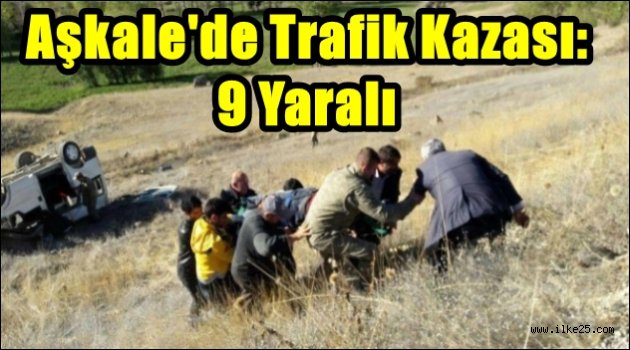 Aşkale'de Trafik Kazası: 9 Yaralı