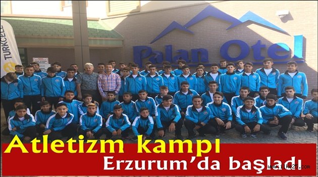 Atletizm kampı Erzurum'da başladı