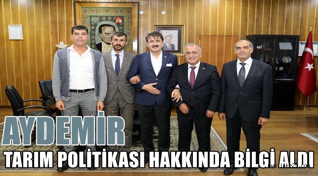 Aydemir Rektör Çomaklı'yı Ziyaret Etti