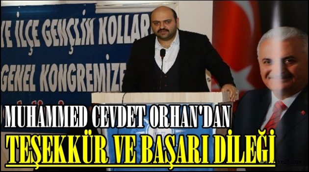 Aziziye Belediye Başkanı Muhammed Cevdet Orhan, AK Parti Aziziye Gençlik Kolları Kongresi'ne katıldı