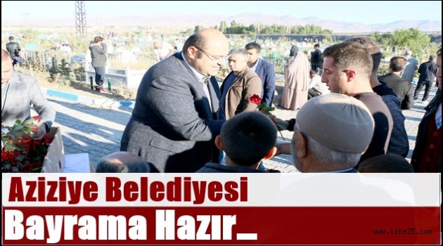 Aziziye Belediyesi bayrama hazır…