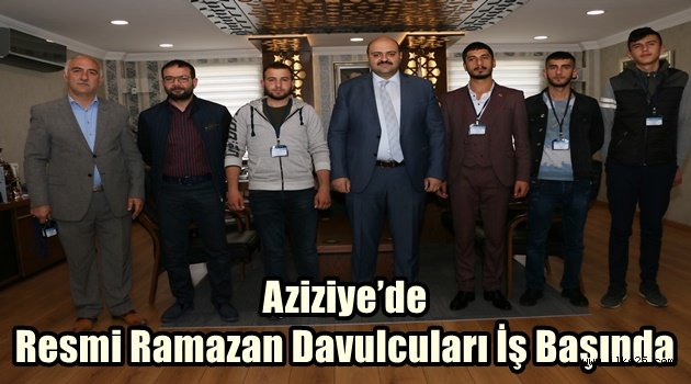 Aziziye'de Resmi Ramazan Davulcuları İş Başında