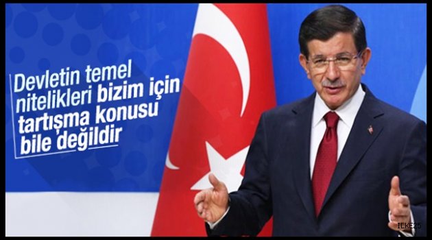 Başbakan Davutoğlu'ndan laiklik tartışması yorumu
