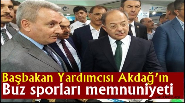 Başbakan Yardımcısı Akdağ'ın buz sporları memnuniyeti