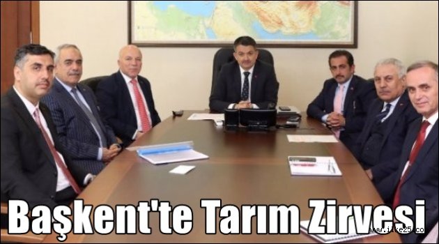 Başkent'te Tarım Zirvesi