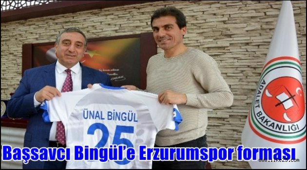 Başsavcı Bingül'e Erzurumspor forması