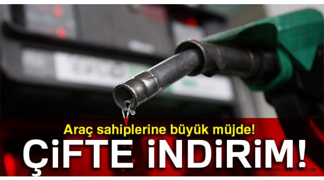 Benzin ve motorine büyük indirim