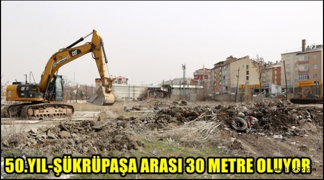 50.Yıl-Şükrüpaşa Arası 30 Metre Oluyor