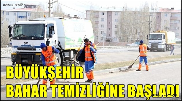 Büyükşehir Bahar Temizliğine Başladı