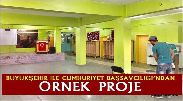 BÜYÜKŞEHİR İLE CUMHURİYET BAŞSAVCILIĞI'NDAN ÖRNEK PROJE