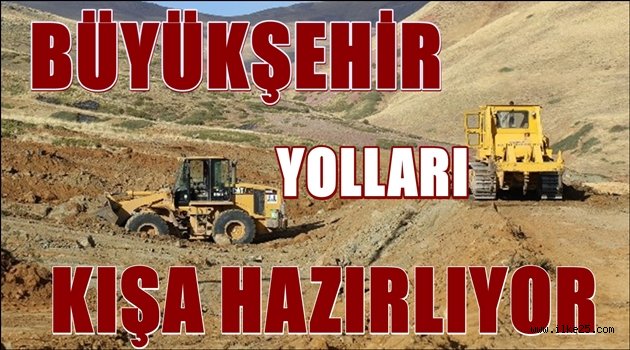 Büyükşehir kırsaldaki yolları kışa hazırlıyor