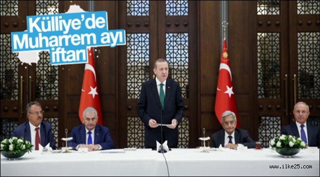 Cumhurbaşkanı Erdoğan Muharrem ayı iftarı verdi