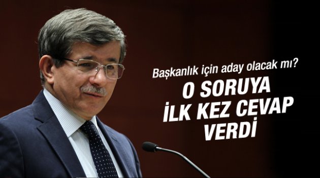 Davutoğlu'ndan başkanlık açıklaması!