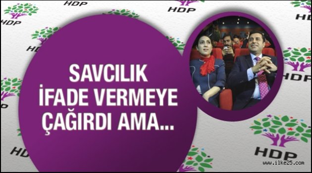 Demirtaş ve Yüksekdağ ifadeye çağrıldı