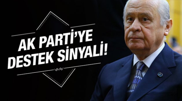 Devlet Bahçeli'den AK Parti'ye destek sinyali!