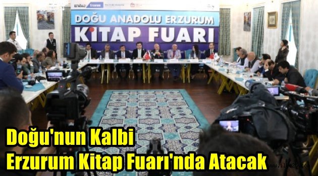 Doğu'nun Kalbi Erzurum Kitap Fuarı'nda Atacak