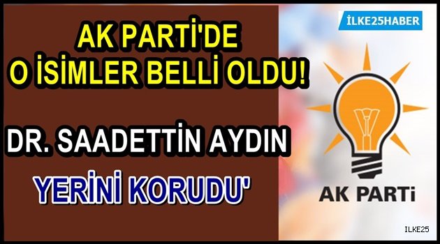 Dr.Saadettin AYDIN Yerini Korudu!!