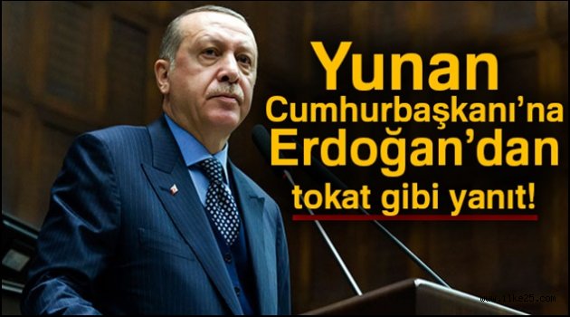 Erdoğan'dan Yunan mevkidaşına tarihi ayar