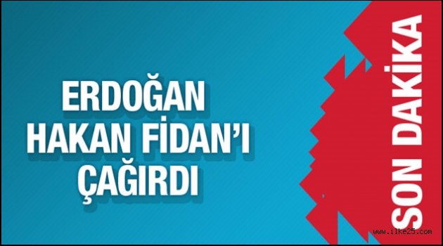 Erdoğan'dan son dakika Hakan Fidan kararı