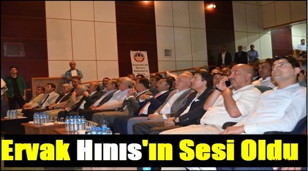 Ervak Hınıs'ın Sesi Oldu