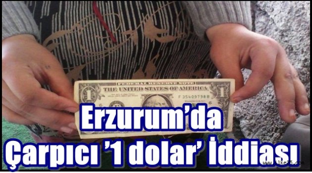 Erzurum'da çarpıcı '1 dolar' iddiası