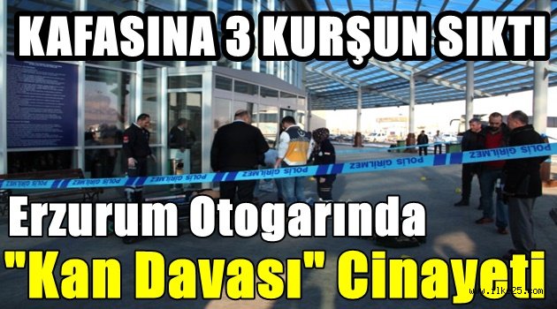 Erzurum Otogarında "Kan Davası" Cinayeti